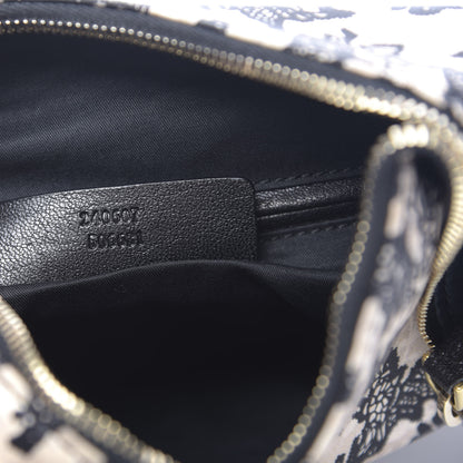 Alexander McQueen Silk De Manta Lace Print Clutch 7 of 10