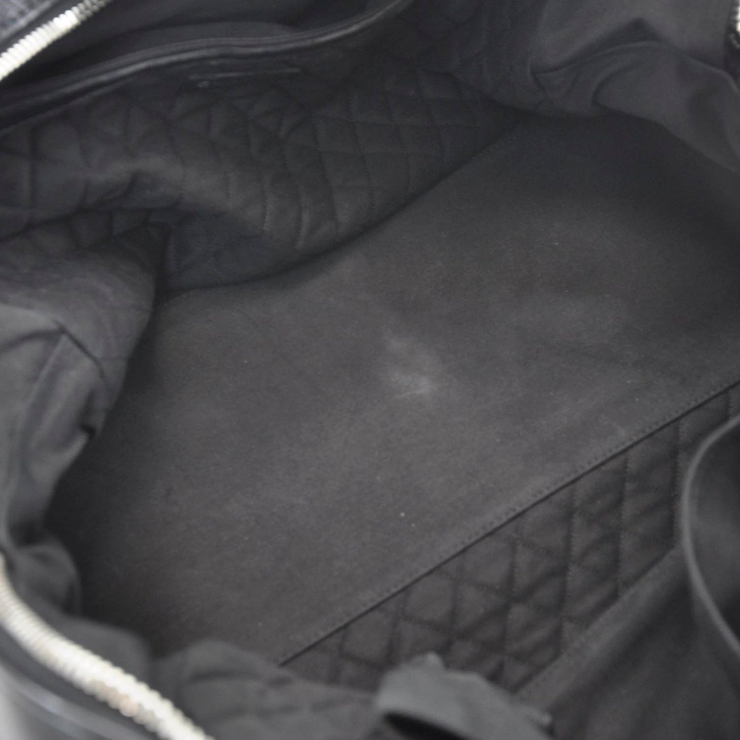 Calfskin Large Bowler Black