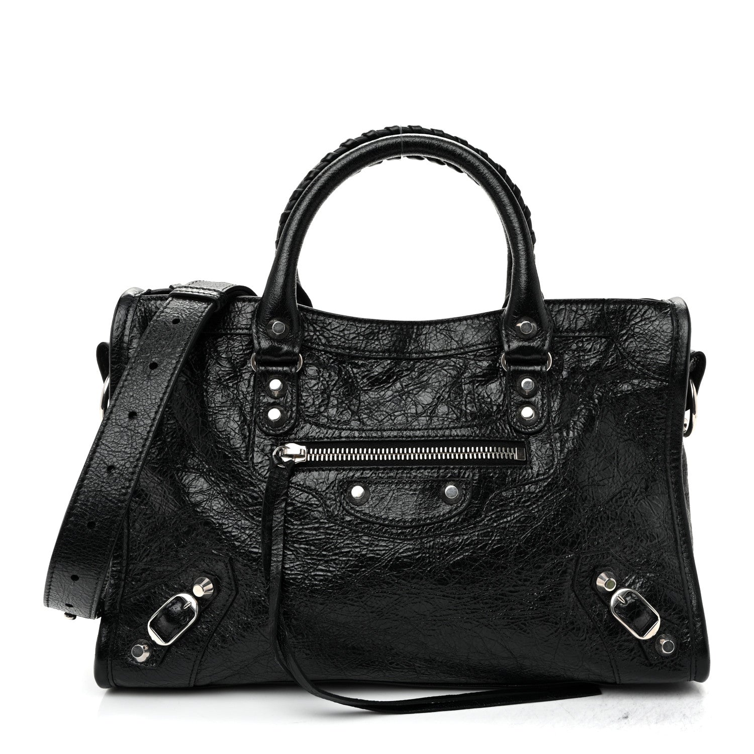 Balenciaga Agneau Arena Silver Hardware Small Le City Black 1 of 10