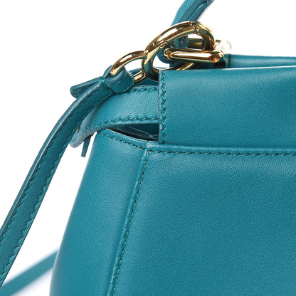 Fendi Nappa Mini Peekaboo Iconic Satchel Lago 16 of 18