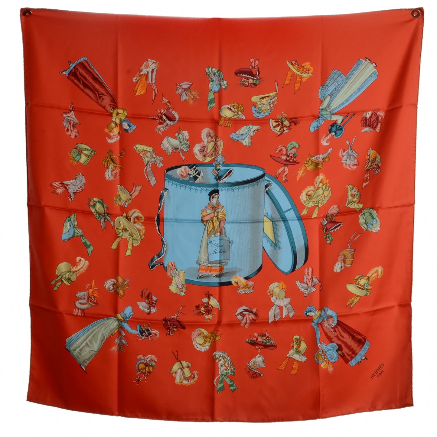 Silk Paris Modiste Scarf 90