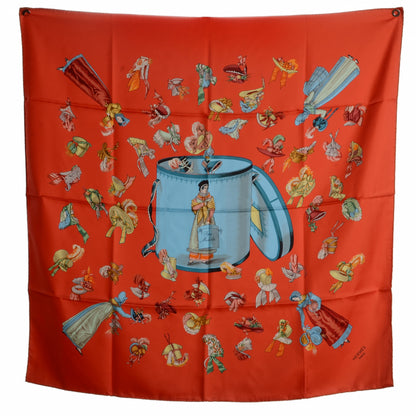 Hermes Silk Paris Modiste Scarf 90 3 of 5