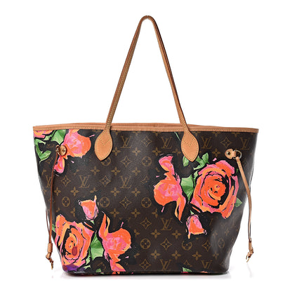 Louis Vuitton Monogram Roses Neverfull MM 1 of 18