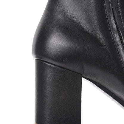 Balenciaga Shiny Sheepskin 20mm Oval Booties 38 Black 8 of 10