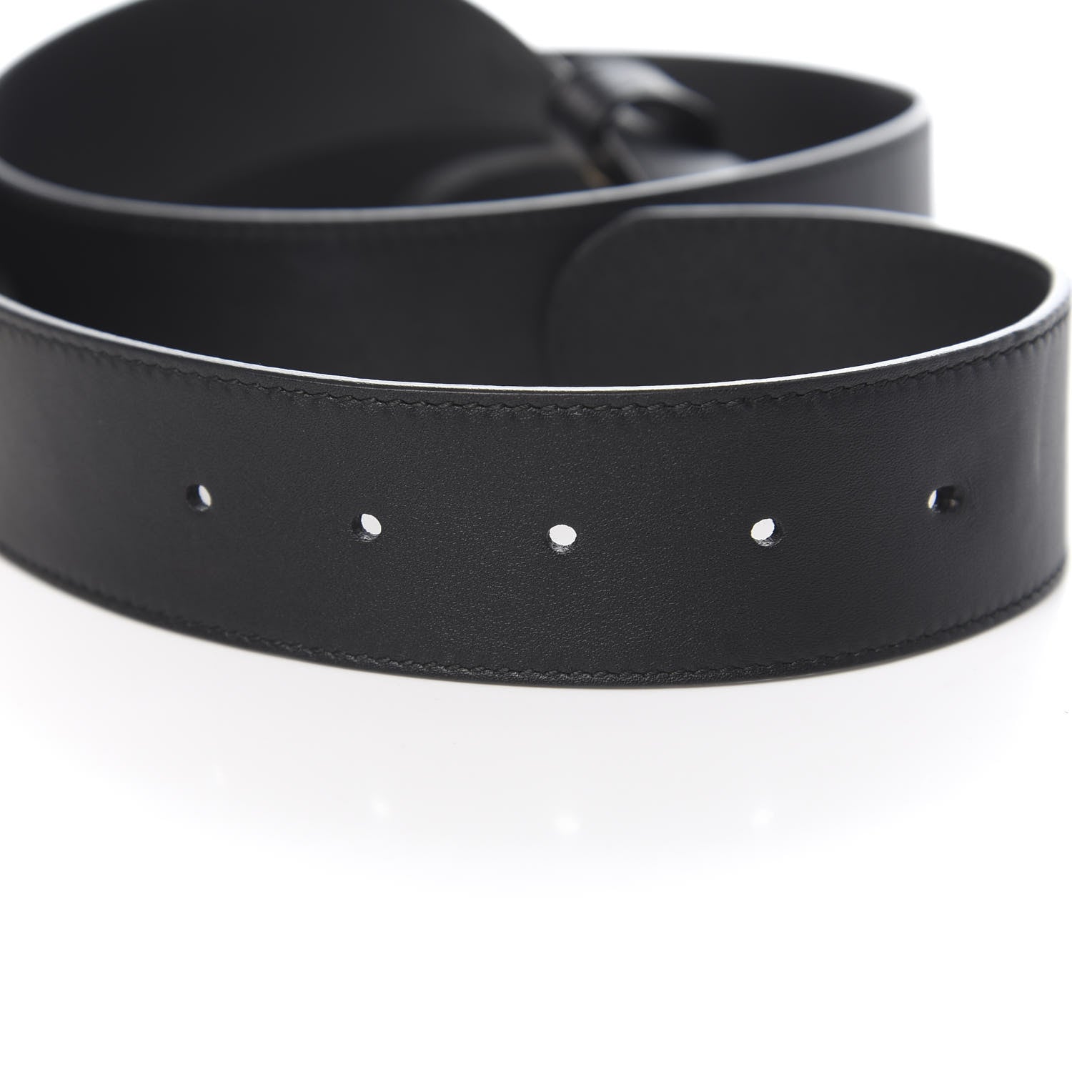 Gucci Calfskin Double G 40mm Belt 95 38 Black 4 of 5