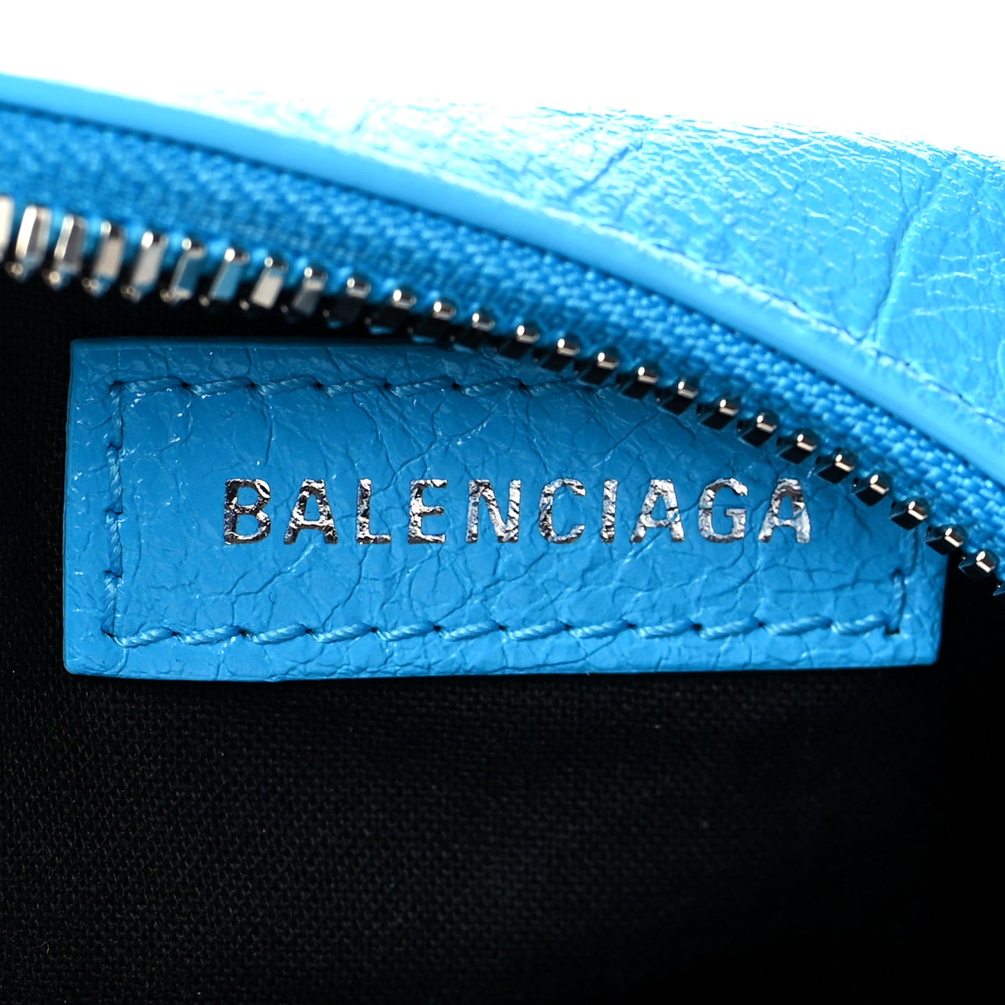 Agneau Arena Le Cagole Shoulder Bag XS Cyan