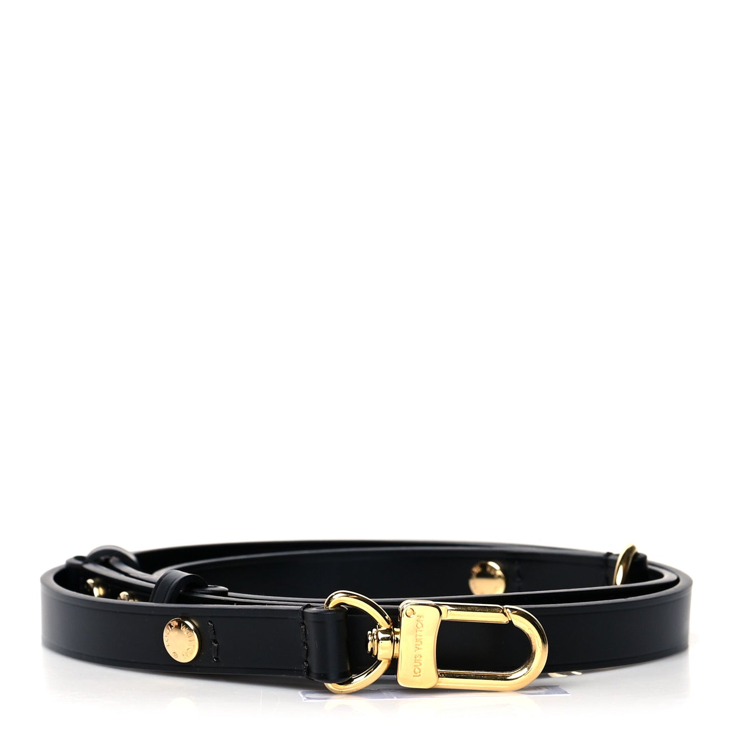 Leather Adjustable Shoulder Strap Black