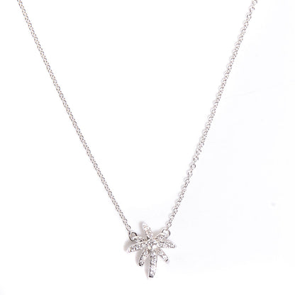 Tiffany Platinum Diamond Fireworks Pendant Necklace 1 of 6