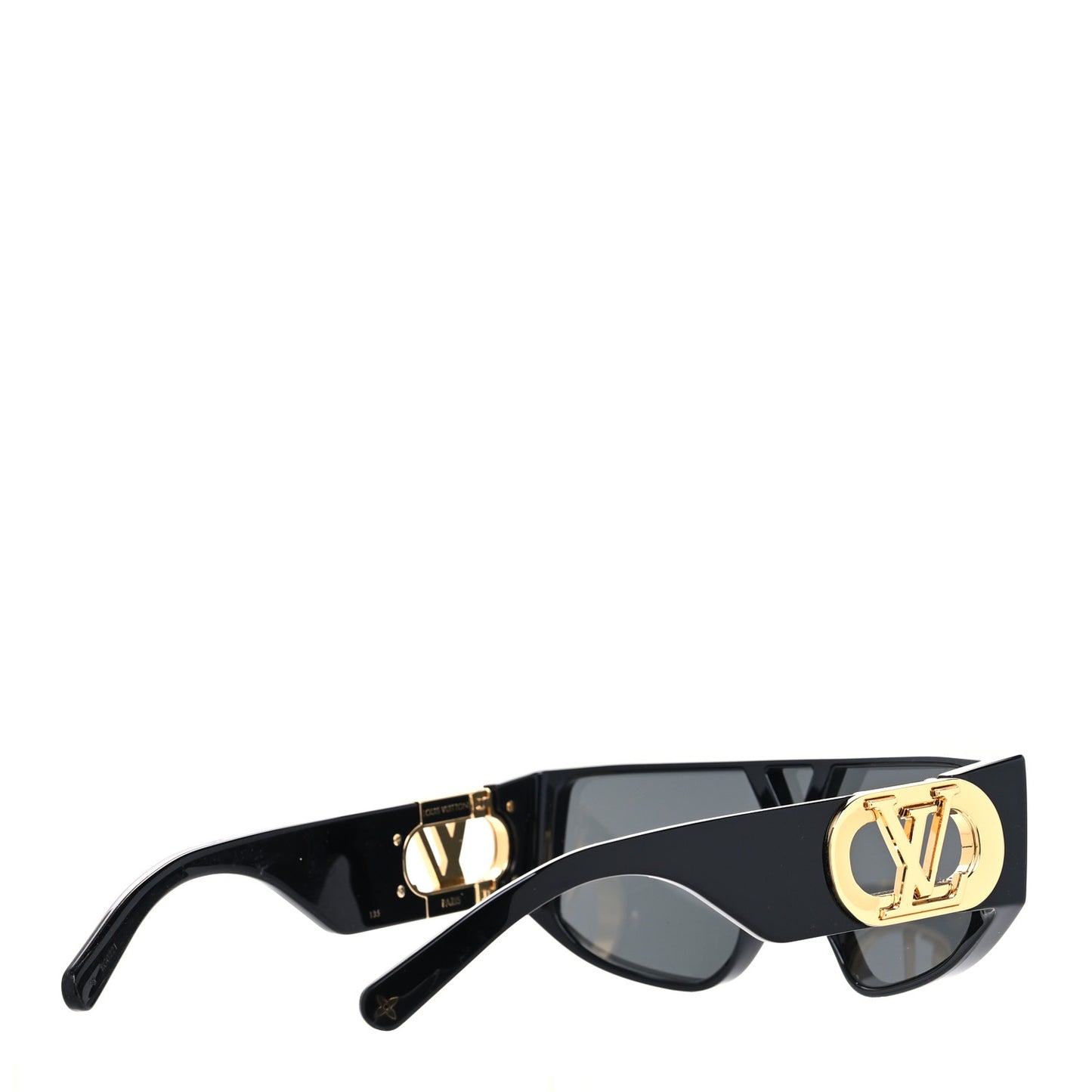 Acetate LV Link Square Sunglasses Z1480U Black