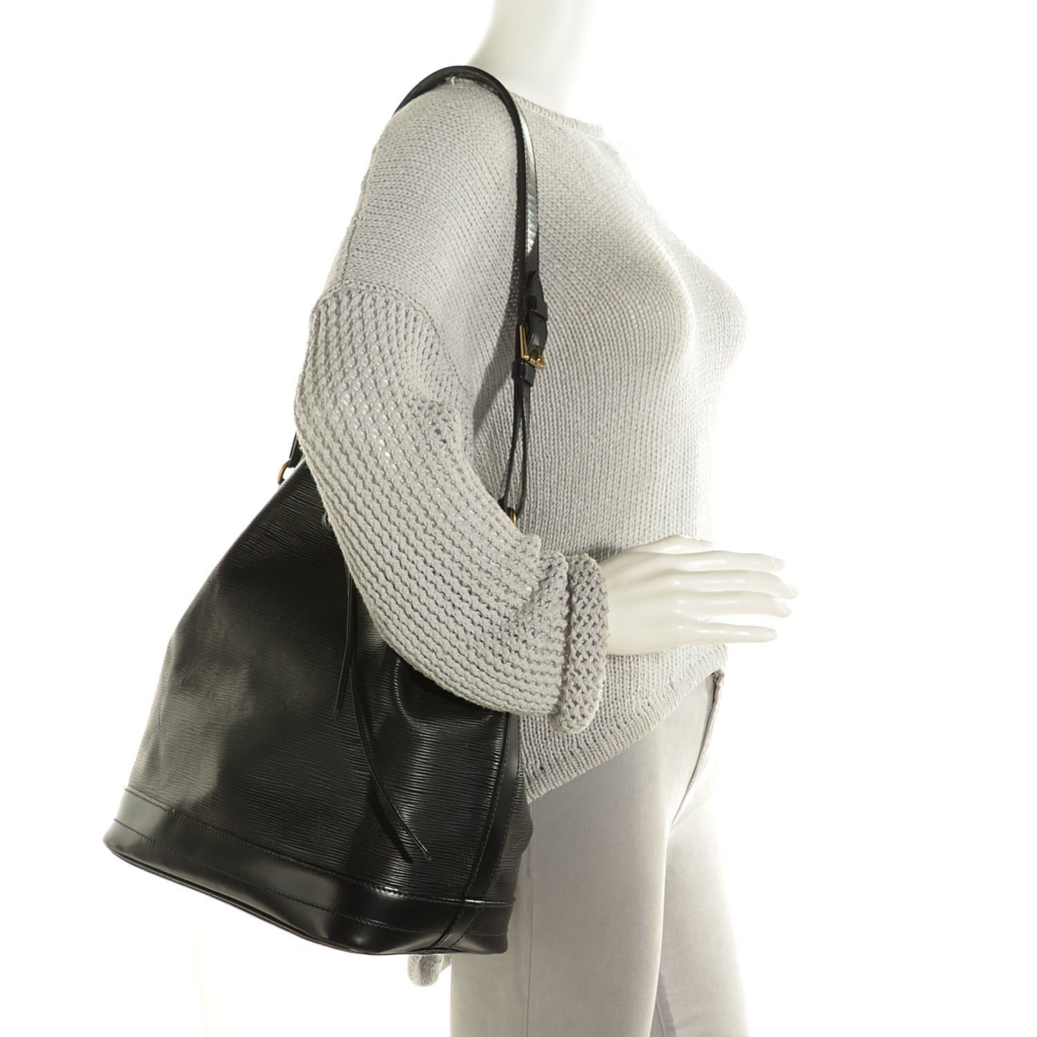 Louis Vuitton Epi Noe Black 2 of 7
