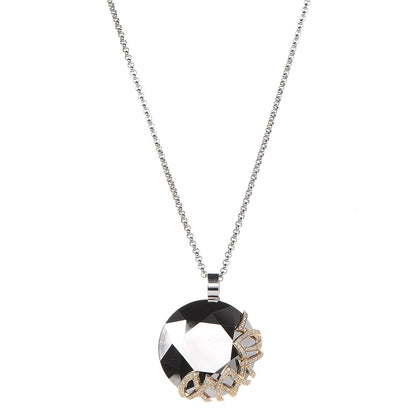 Chopard 18K Yellow White Gold Diamond Chrome Necklace 1 of 8