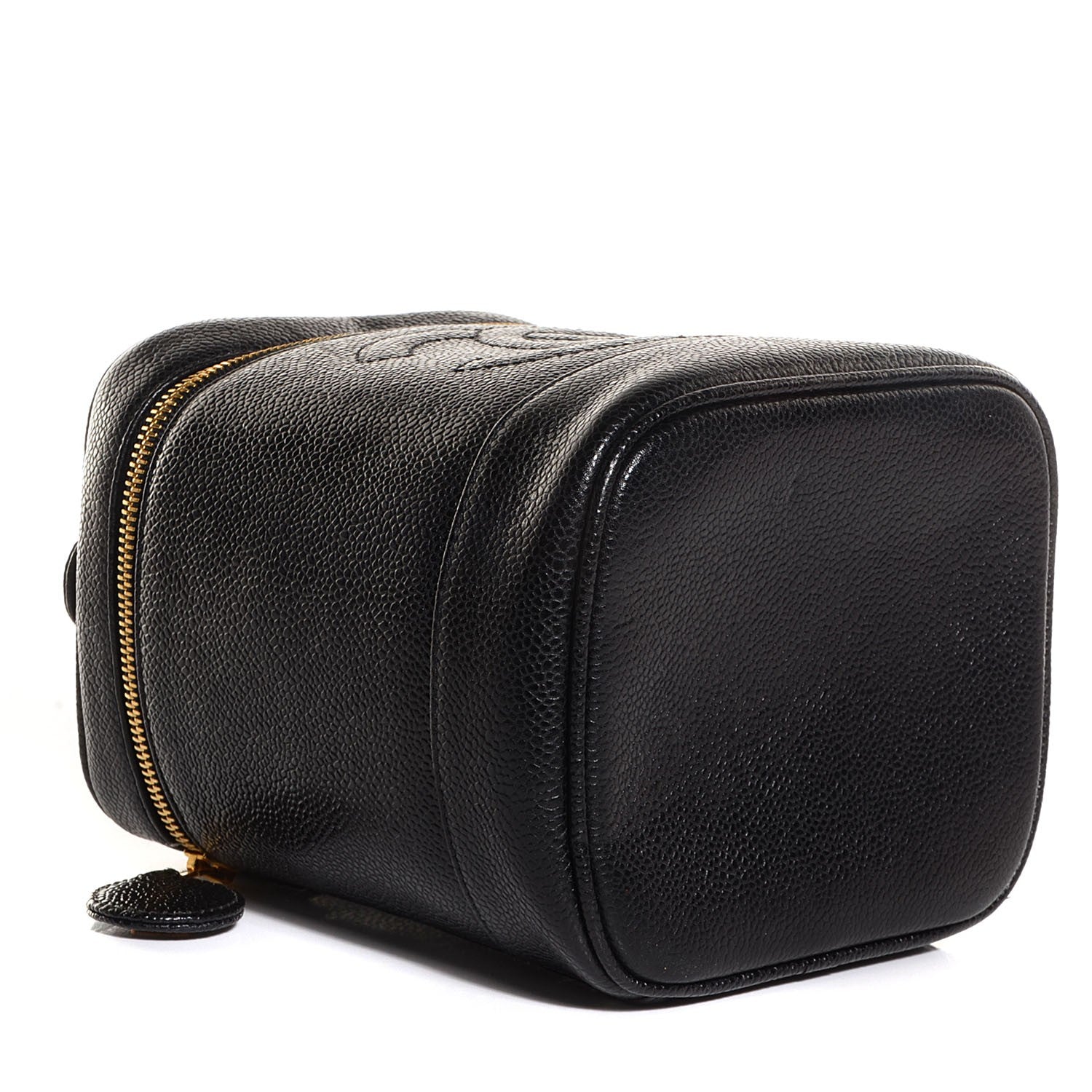 Chanel Caviar Vanity Cosmetic Case Black 4 of 8