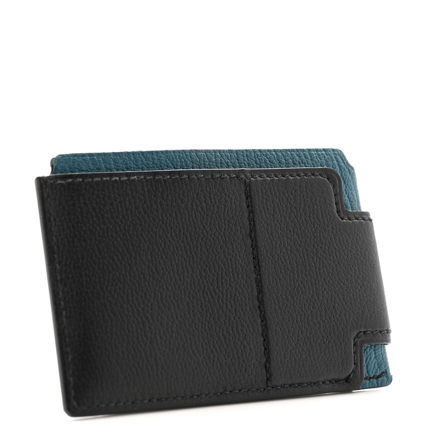 Allegretto Chevre Mysore H Sport 3CC Card Holder Case Black Vert Bosphore