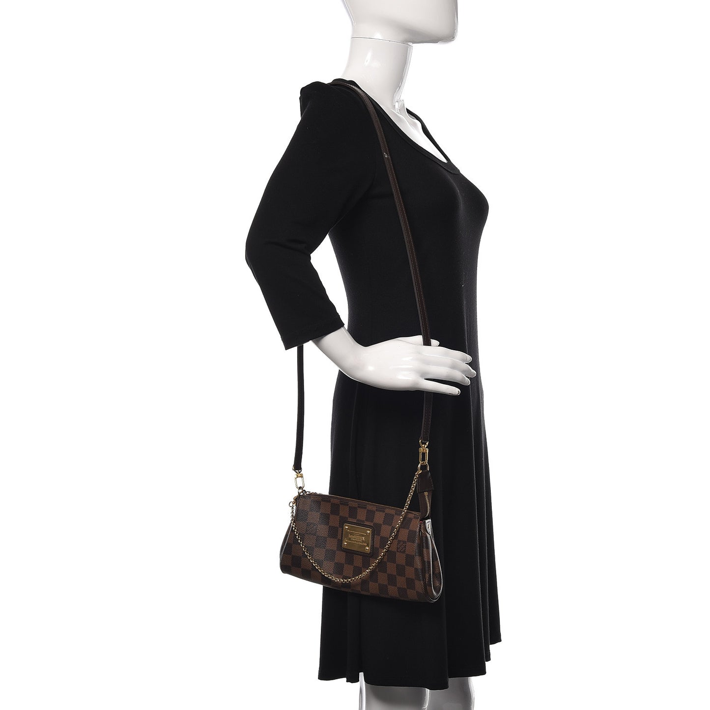 Damier Ebene Eva Clutch