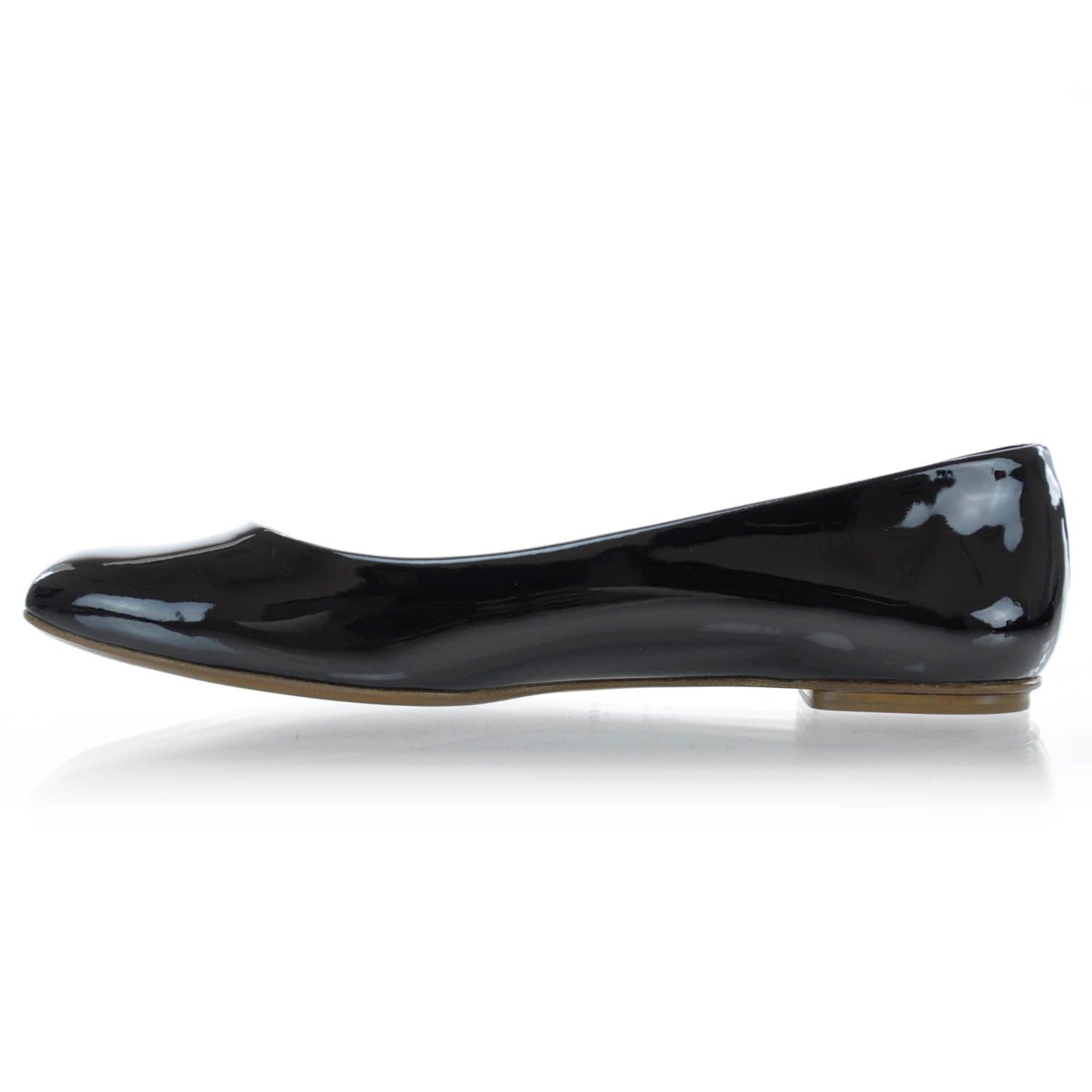 Patent Love Ballerina Flats 39 Black