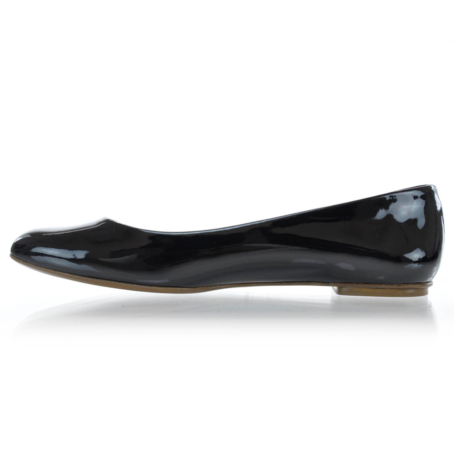 Saint Laurent Patent Love Ballerina Flats 39 Black 7 of 8