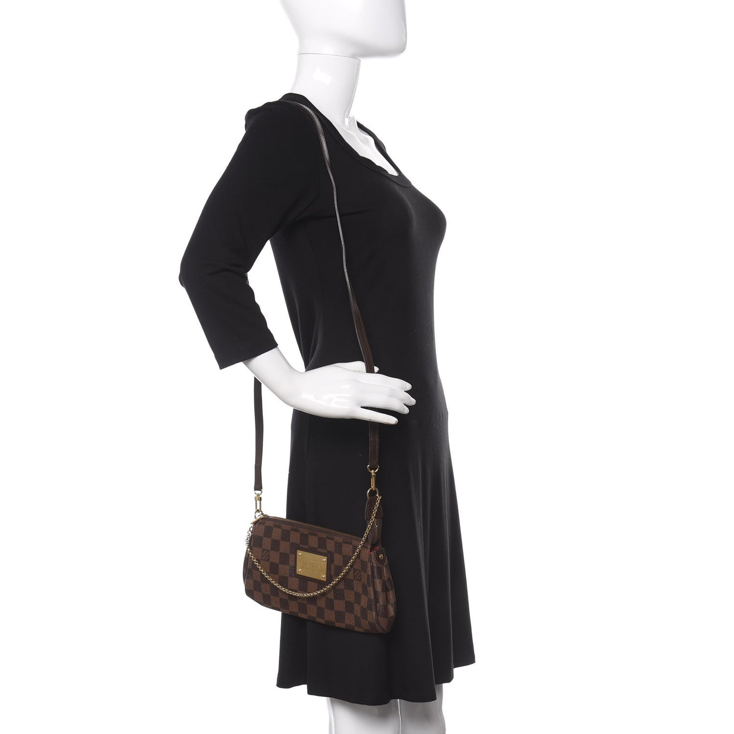 Damier Ebene Eva Clutch