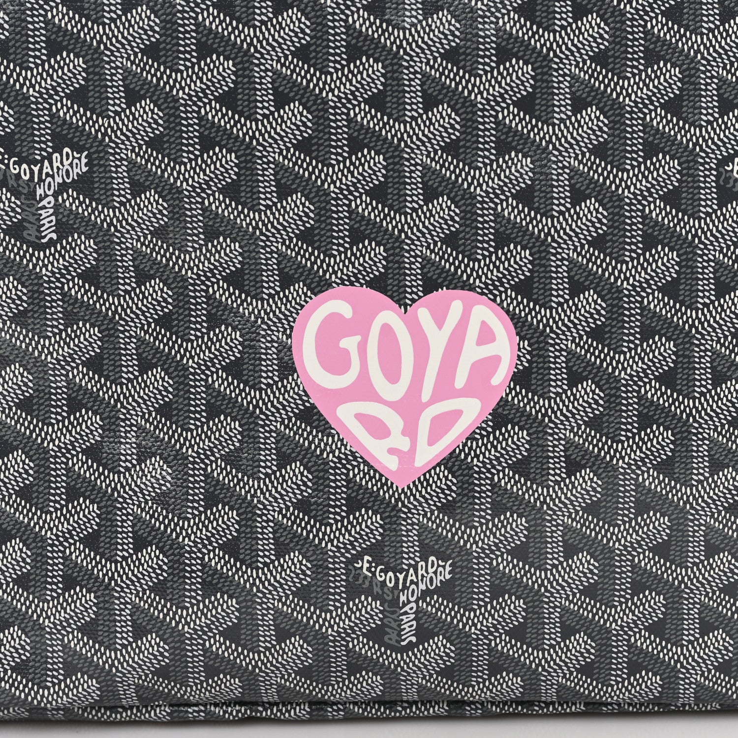 Goyard Goyardine Coeur Boheme Hobo Grey 9 of 11