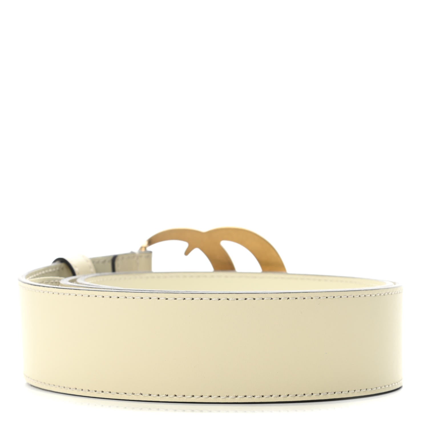 Gucci Calfskin Double G 40mm Belt 85 34 Mystic White 2 of 6