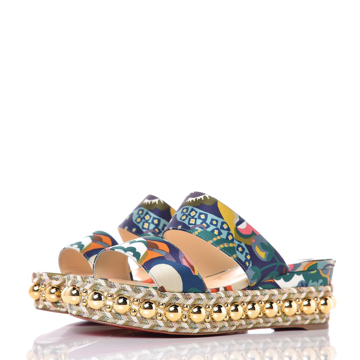 Satin Wallpaper Janitag 60 Platform Sandals 36 Charlotte