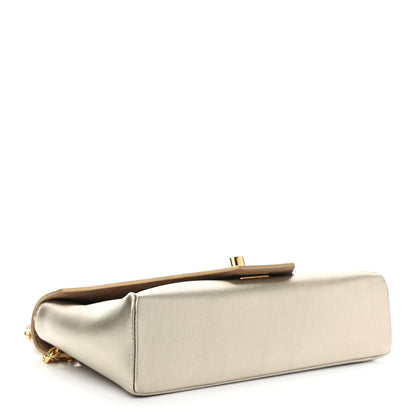 Louis Vuitton Metallic Calfskin Love Note Gold Silver 4 of 10