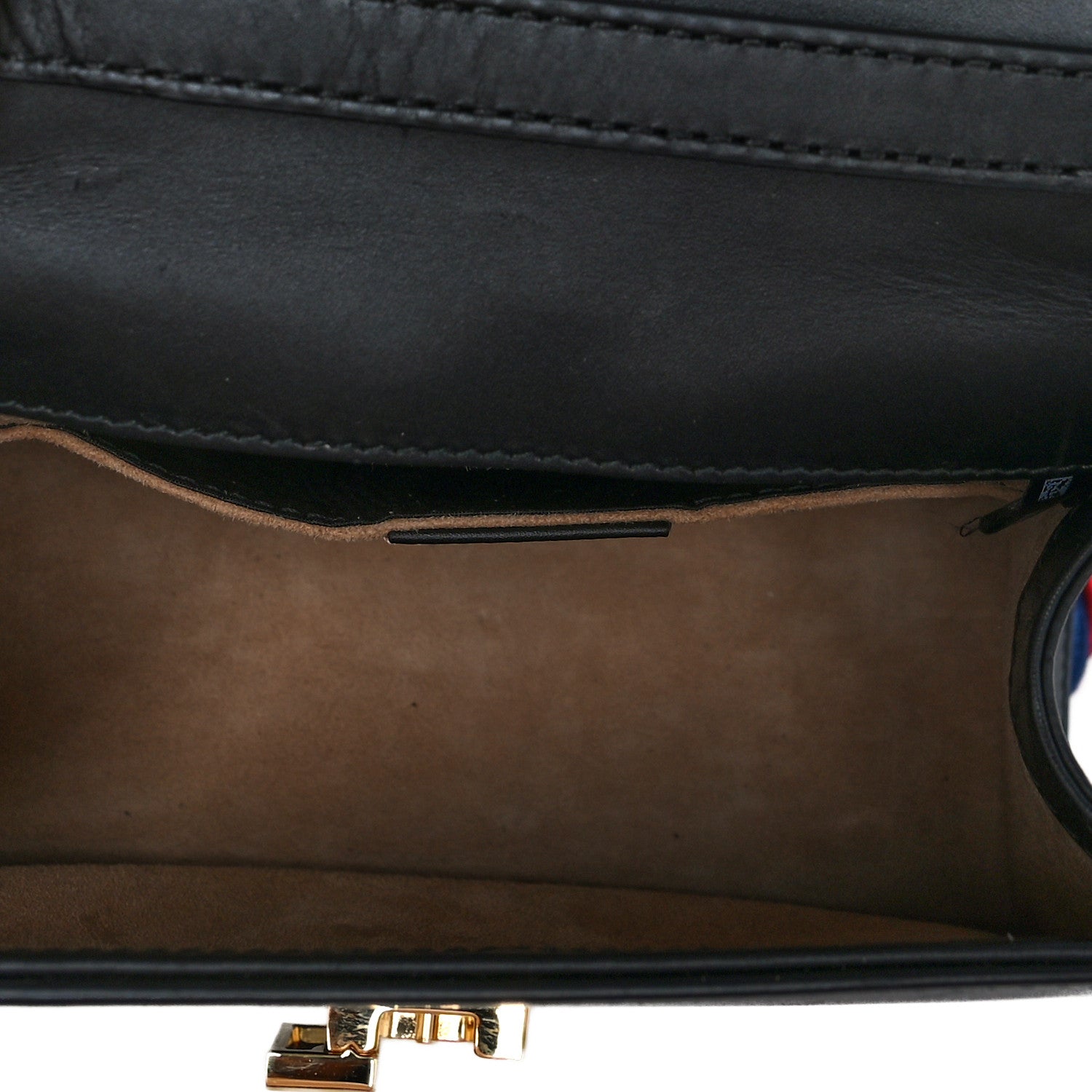 Gucci Calfskin Mini Sylvie Top Handle Bag Black 6 of 12