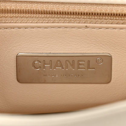 Chanel Calfskin Stitched Small Precious Union Flap Bag White 6 of 10