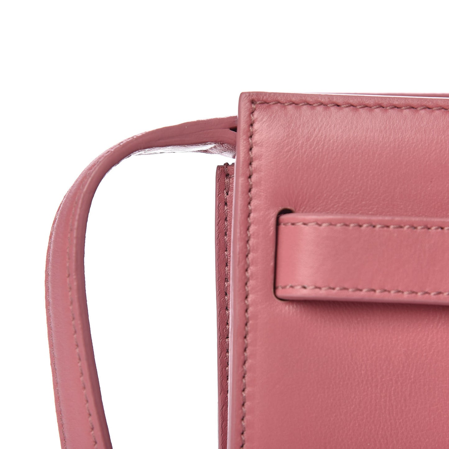Calfskin Nano Sac De Jour Rose Dark