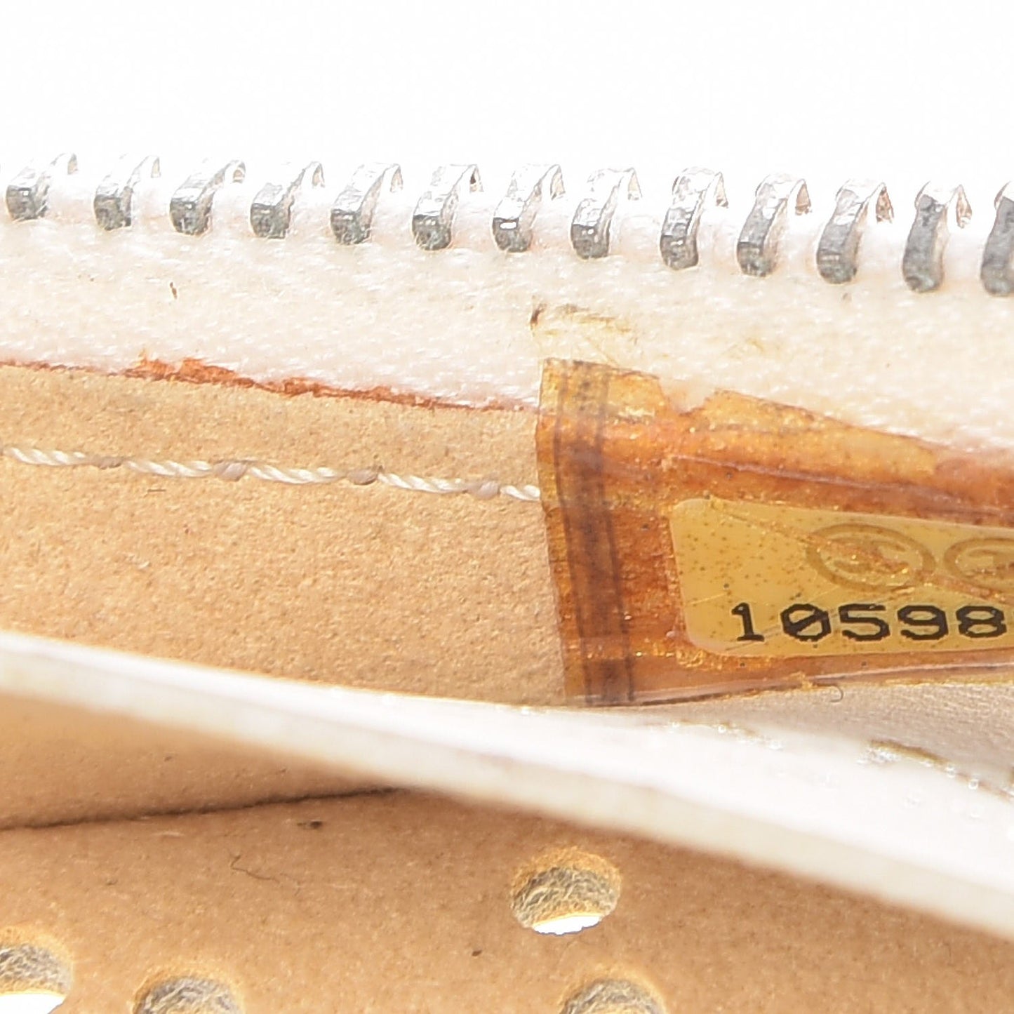 Patent Perforated CC N°5 Clutch Yellow