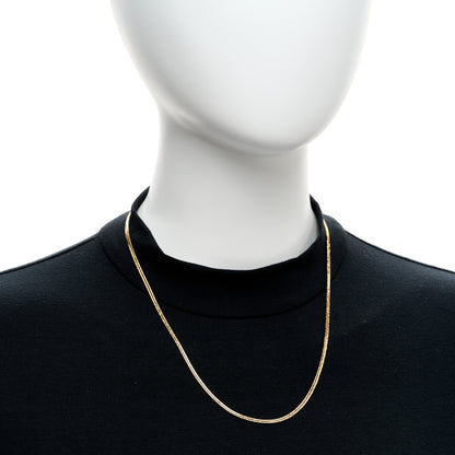 Parker & West by FASHIONPHILE 18K Yellow Gold Curb Chain Necklace 19.75" 2 of 6