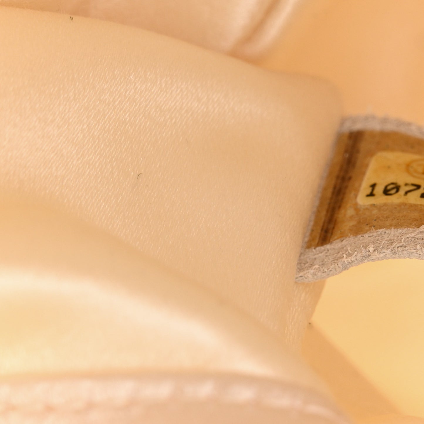 Satin Mesh Lace Camellia Beige