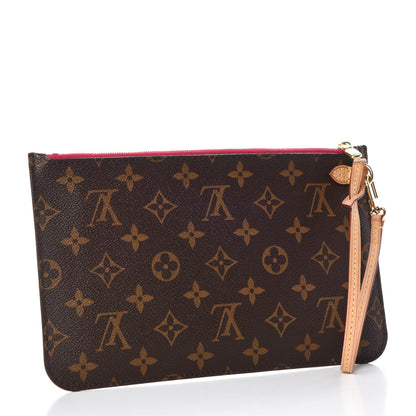 Louis Vuitton Monogram Neverfull MM GM Pochette Pivoine 3 of 9