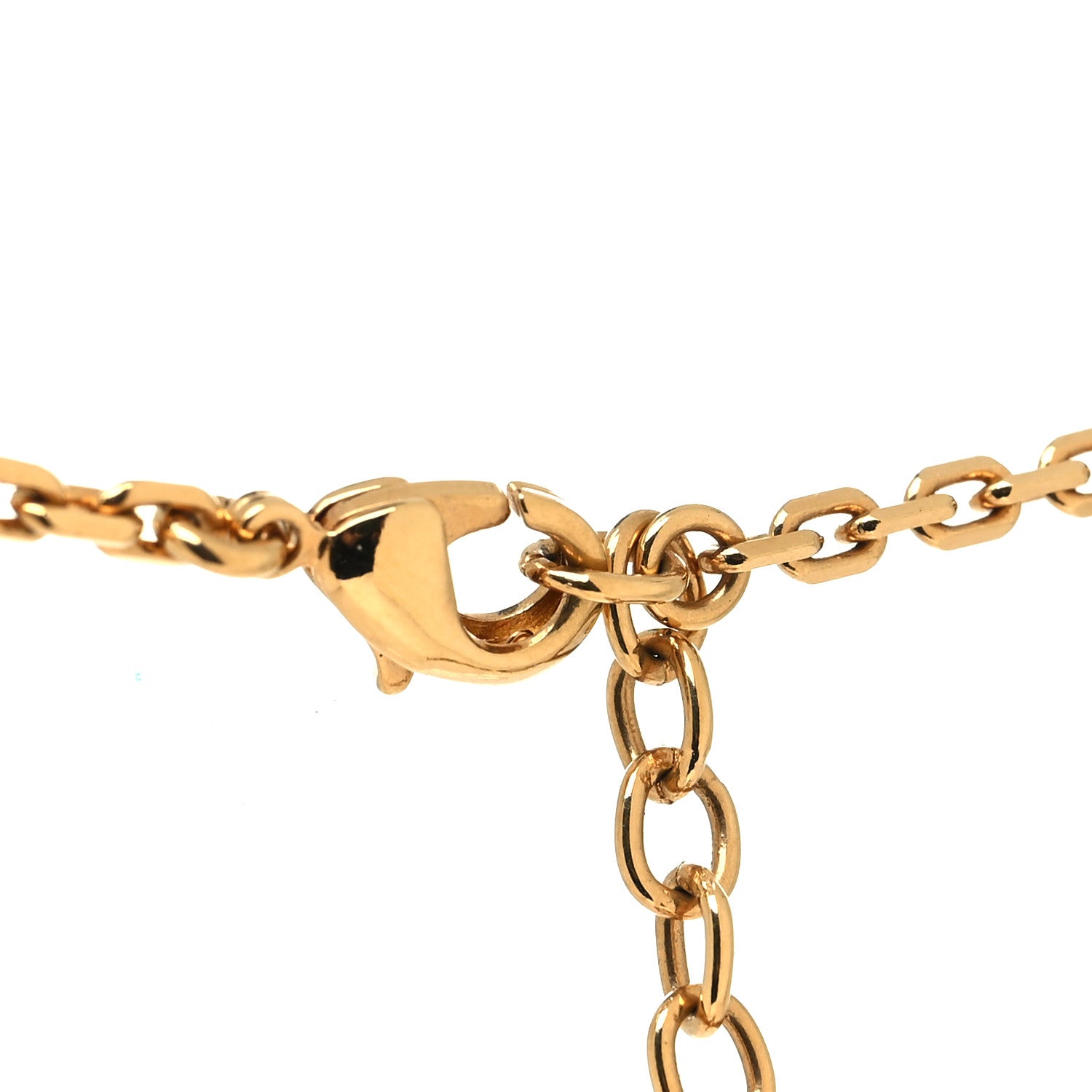 Louis Vuitton Nanogram Speedy Necklace Gold 4 of 7