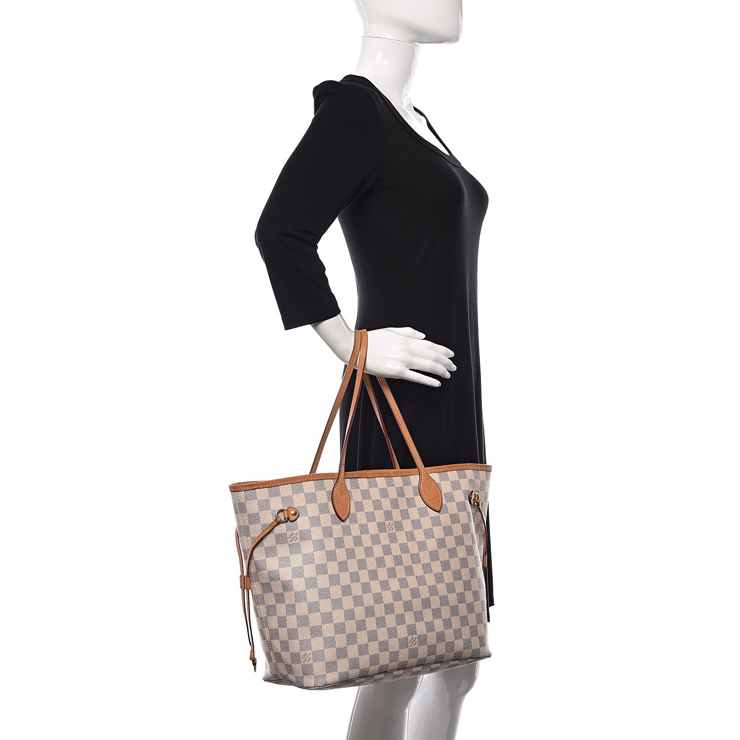 Louis Vuitton Damier Azur Neo Neverfull MM 2 of 24