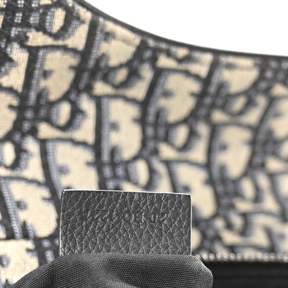 Christian Dior Oblique Mens Mini Saddle Bag Blue 7 of 10