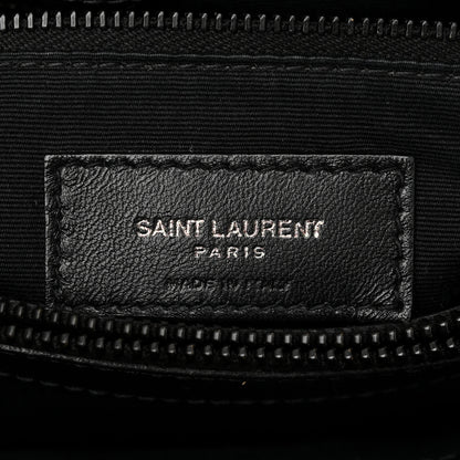 Saint Laurent Calfskin Y Quilted Monogram Monochrome Medium Loulou Chain Satchel Black 6 of 11