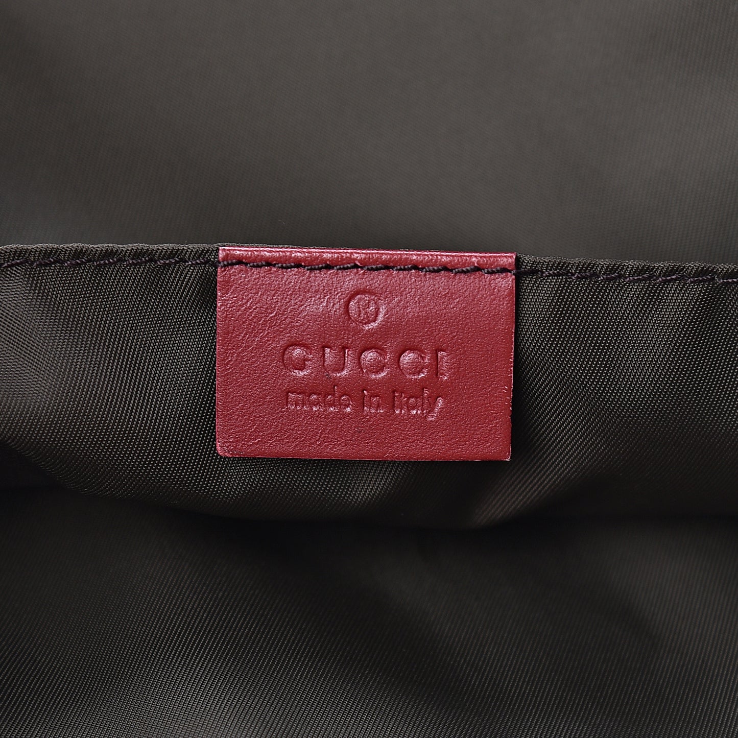 GG Monogram Medium Web Handle Vertical Tote Red