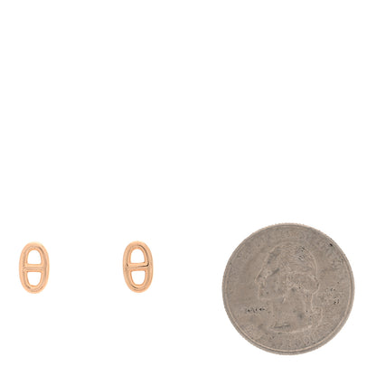 Hermes 18K Rose Gold TPM Farandole Stud Earrings 2 of 5