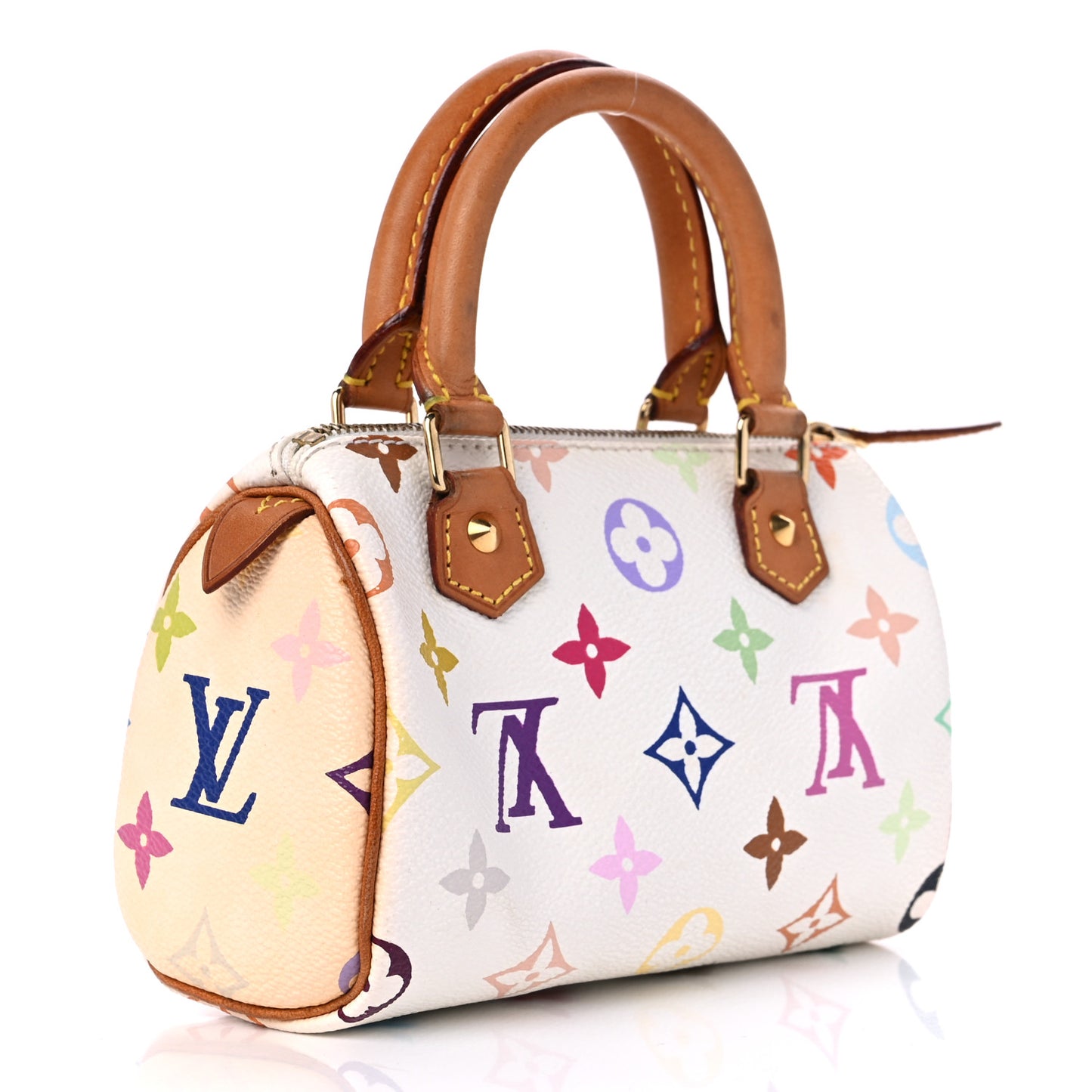 Monogram Multicolor Mini Sac HL Speedy White