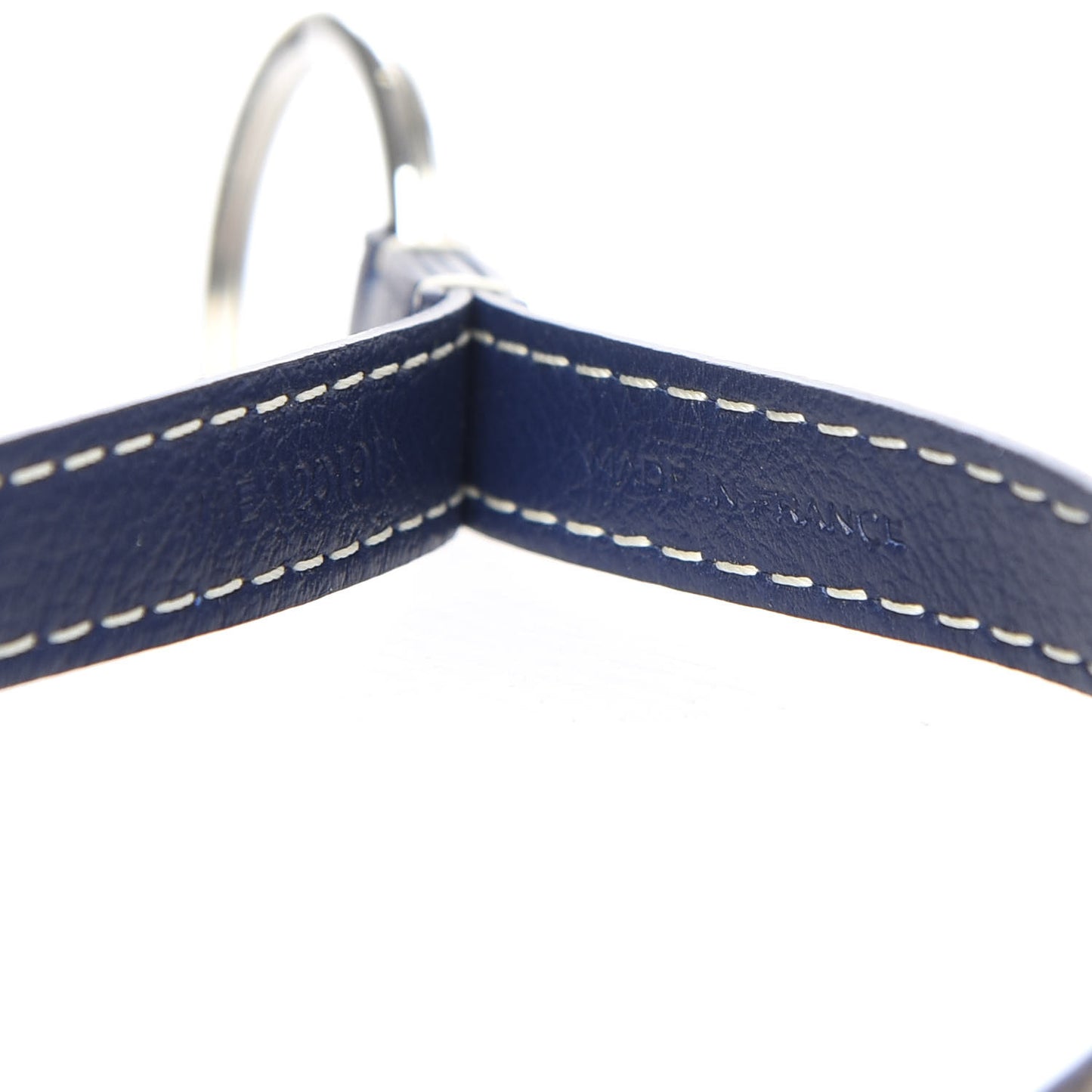 Goyardine Sesame Key Holder Navy