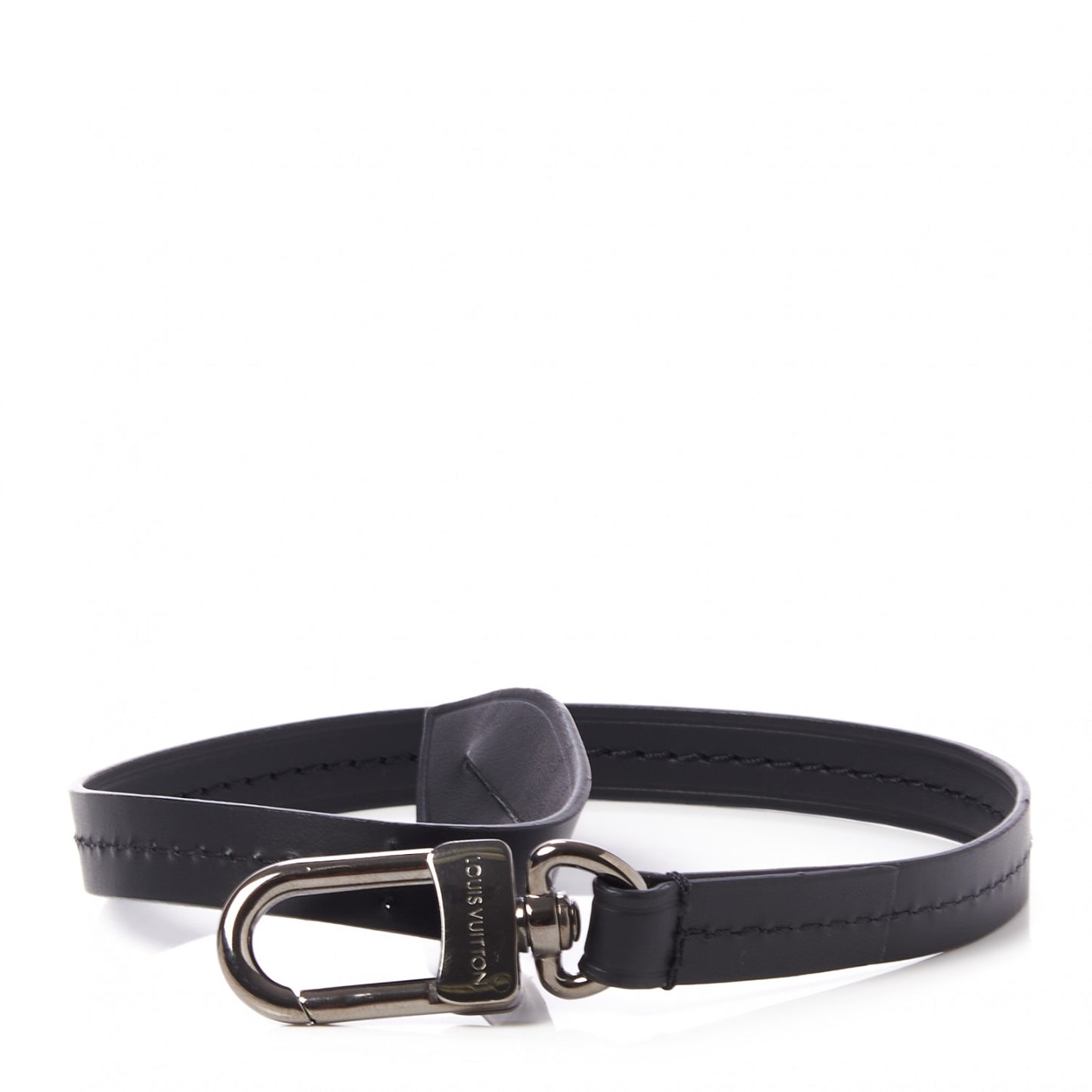 Calfskin Pochette Accessories Strap Black