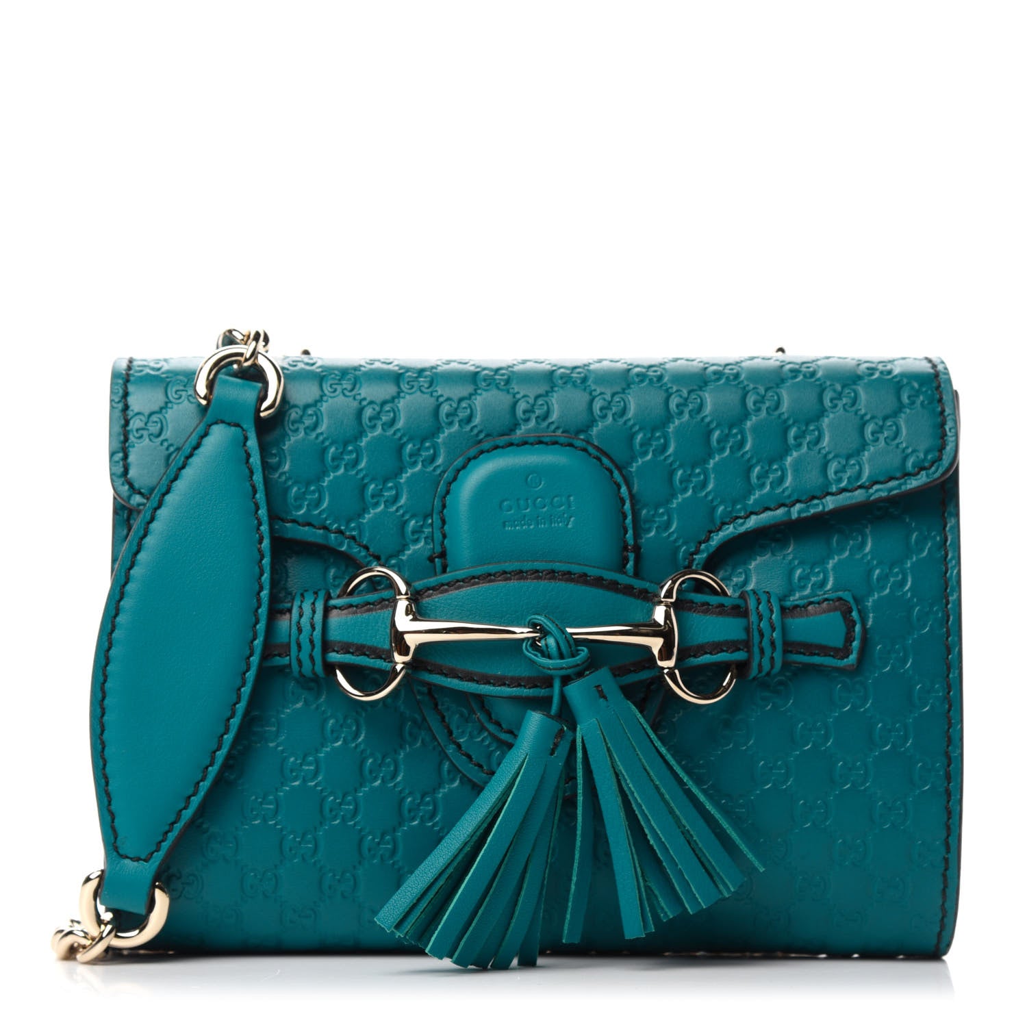 Gucci Microguccissima Mini Emily Shoulder Bag Deep Cobalt 1 of 10