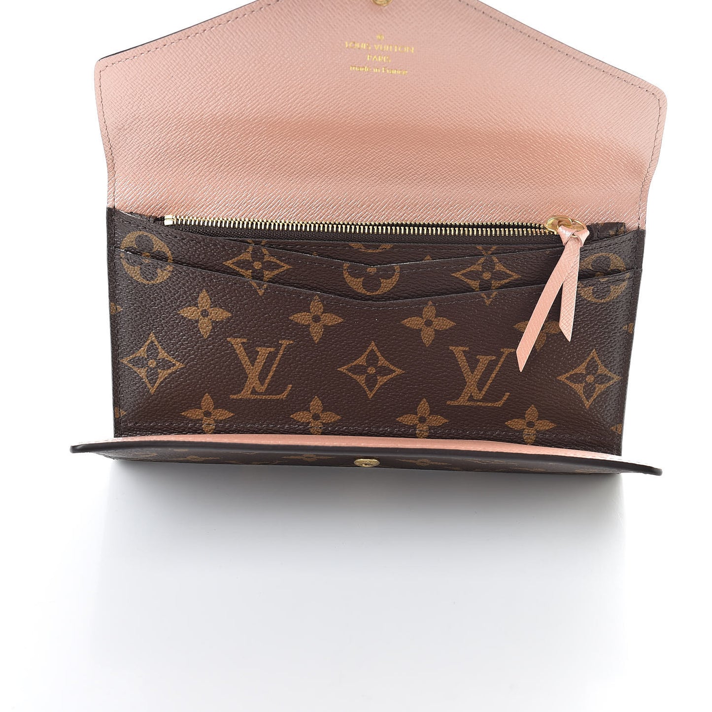 Monogram Josephine Wallet Rose Nacre