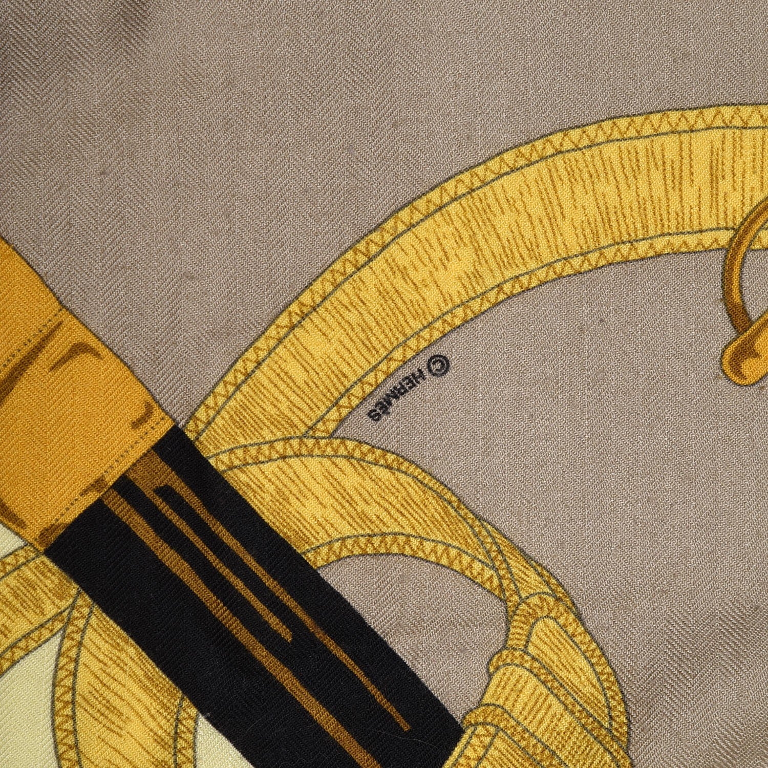 Hermes Cashmere Silk Eperon D'Or Shawl 140 8 of 8