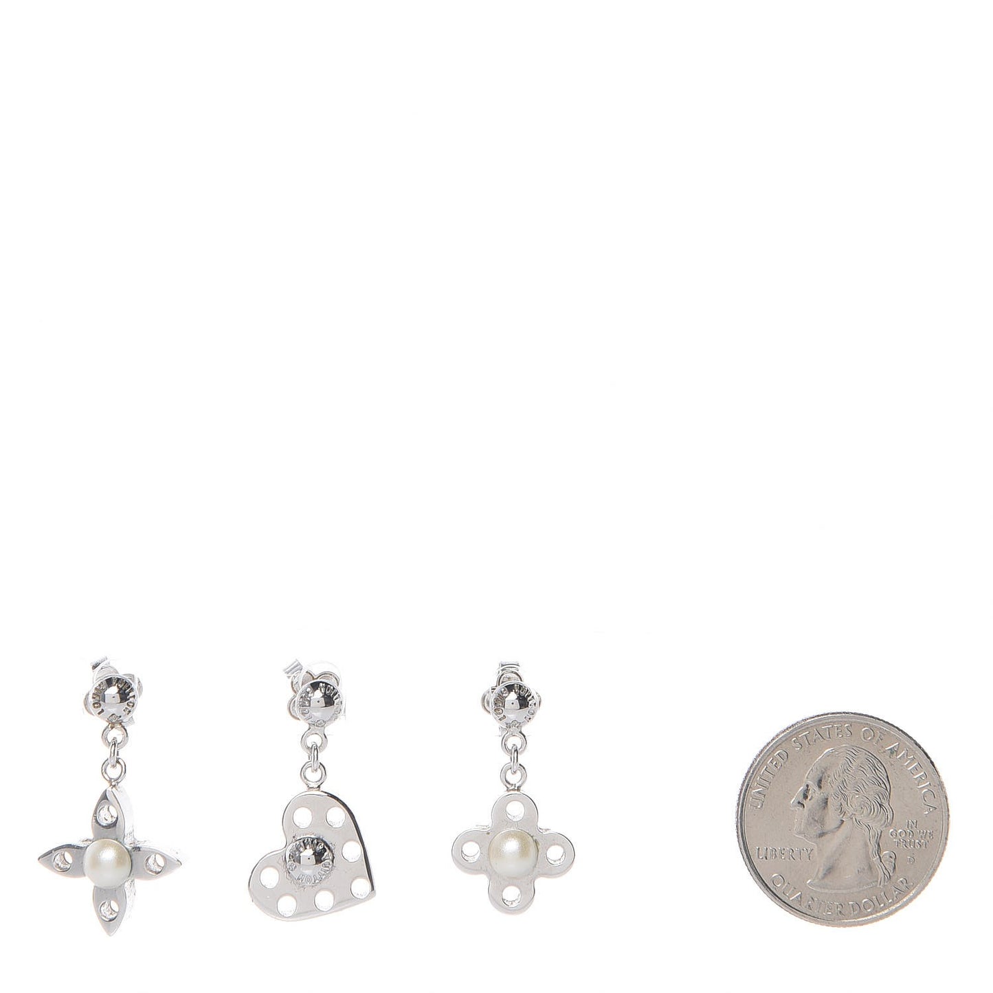 Hide and Seek Earrings Set of 3 Silver
