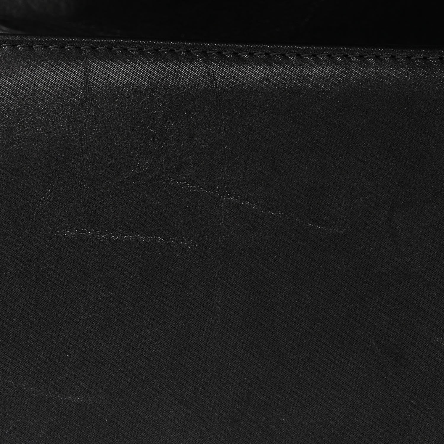 Chanel Iridescent Calfskin Embellished Double Stitch Medium Boy Flap Charcoal 11 of 16