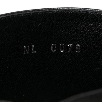 Louis Vuitton Calfskin Platform Wedge High Boots 37.5 Black 7 of 9