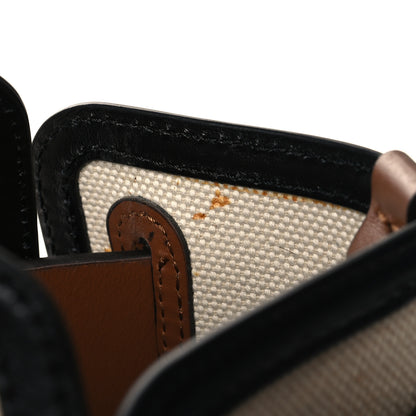 Burberry Calfskin Canvas Logo Print Medium Belt Bag Malt Brown Black 14 of 14