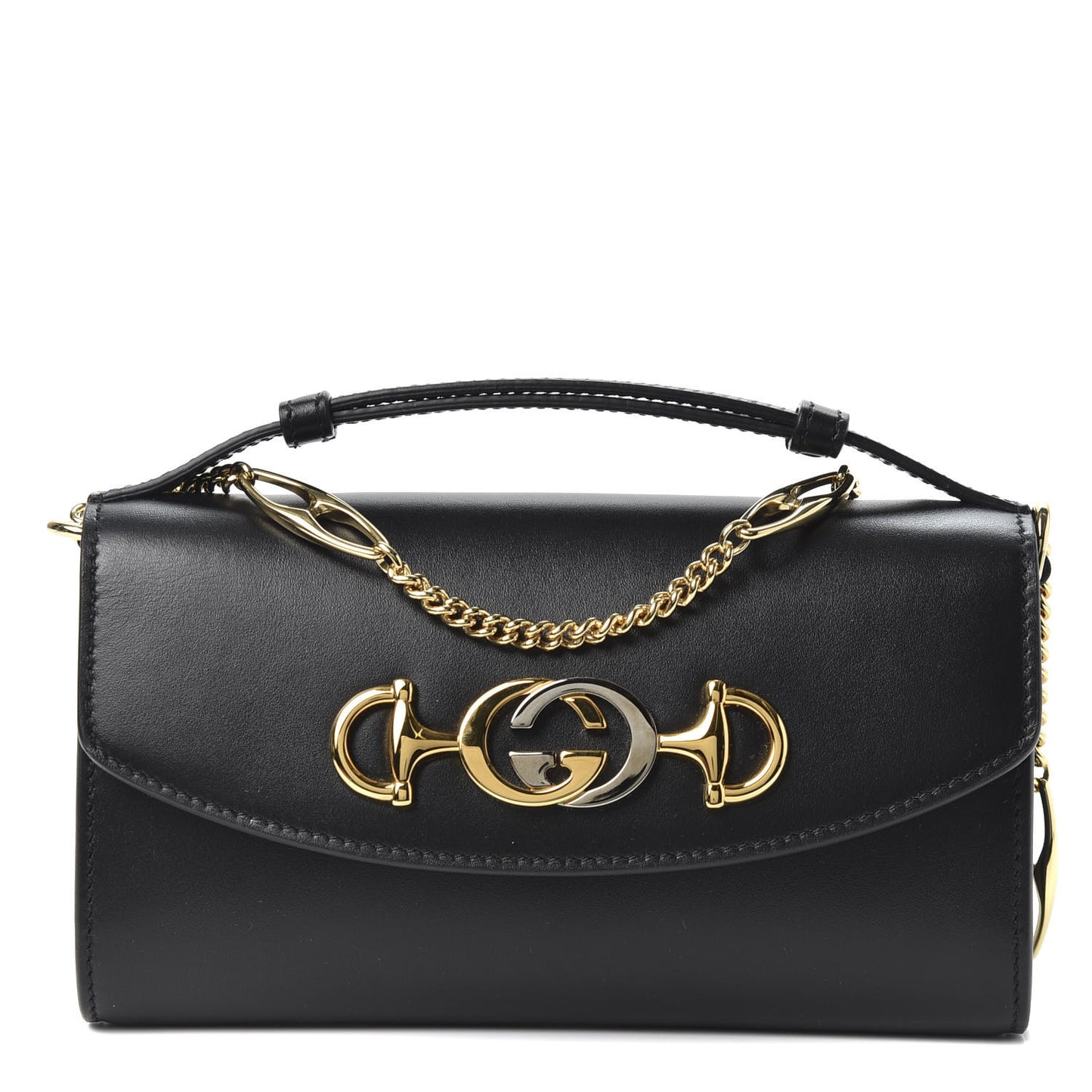 Smooth Calfskin Mini Zumi Shoulder Bag Black