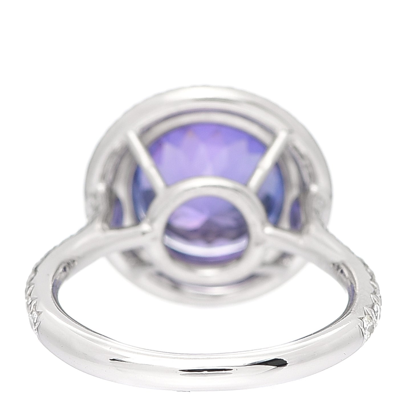 Platinum Diamond Tanzanite Soleste Ring 49 5